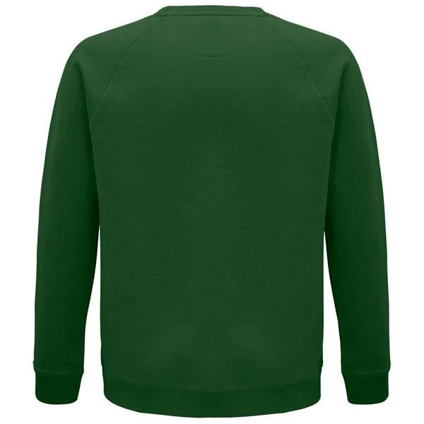 SOLS Unisex Adult Space Organic Raglan Sweatshirt - Bottle Green
