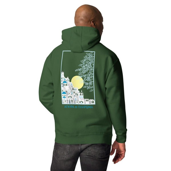 ANCHOR & CREW Santorini Landmark Cotton Blend Hoodie