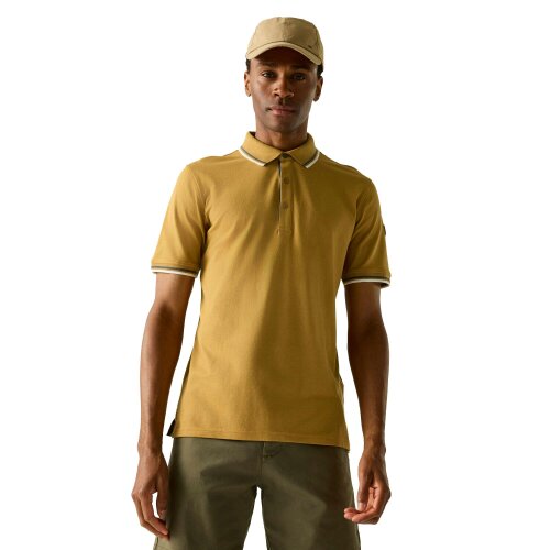 Regatta Mens Adryan Polo Shirt - Wood Brown