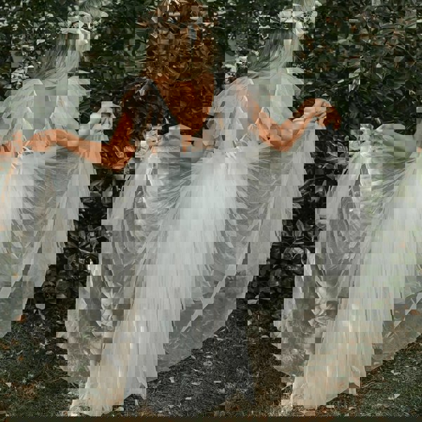 UK Flower Girl Boutique Bohemian Serendipity Dress - White - As seen in VOGUE