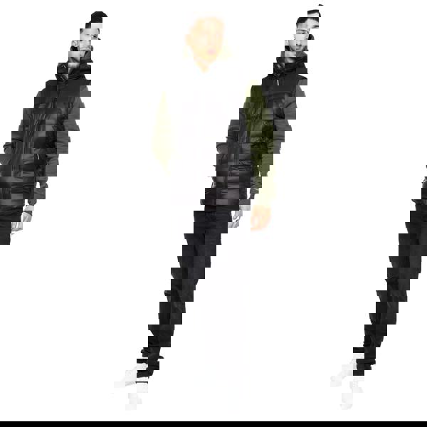 Crosshatch Mens Craystore Hooded Gilet - Black - 