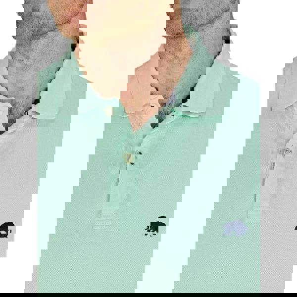 Raging Bull Mens Classic Organic Polo Shirt - Apple Green - 