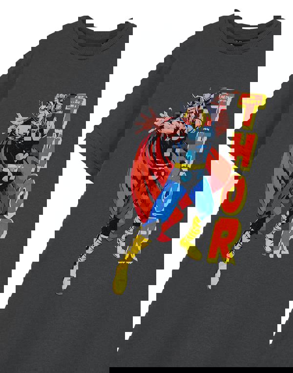 Marvel Boys Grey Thor Short Sleeved T-Shirt