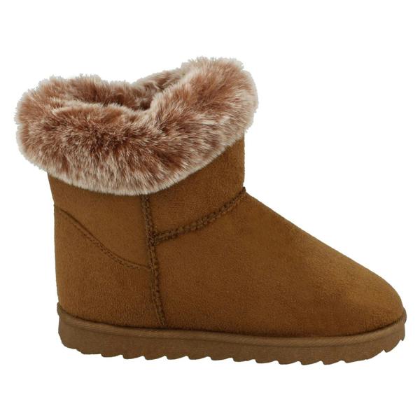 Spot On Girls Spot On Fur Trim/Lined Ankle Boots H4142