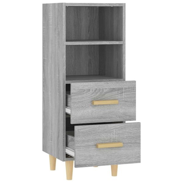 Berkfield Sideboard Grey Sonoma 34.5x34x90 cm Engineered Wood