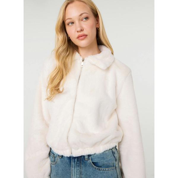 Pink Vanilla Fluffy Zip Up Jacket