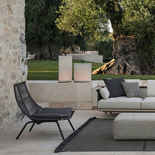 Weilai Concept Iqbal Outdoor Lounge Chair With Footstool