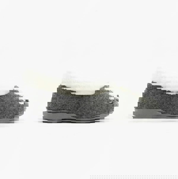 Sleepers NIKKI Womens Felt Sheep Full Slippers Grey
