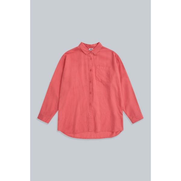 Animal Womens Seya Organic Beach Shirt - Coral