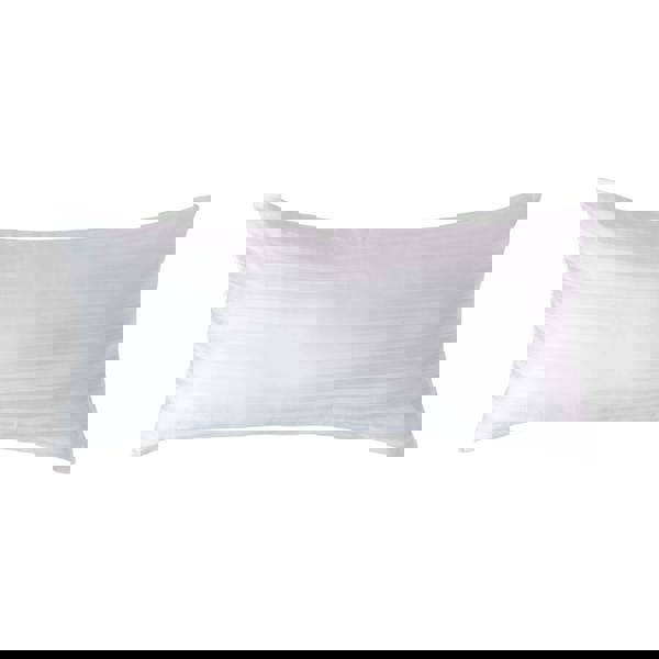 HOMESCAPES Silky 330 TC Egyptian Cotton Satin Stripe Pillowcase, European Size