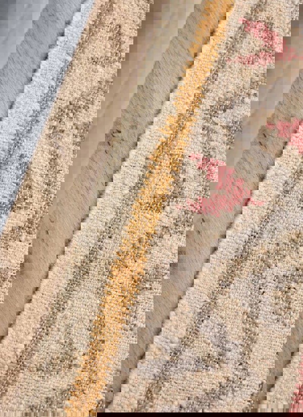 The Rugs Roya Afghan Kelim Rug – Parsa Cream Multicolour