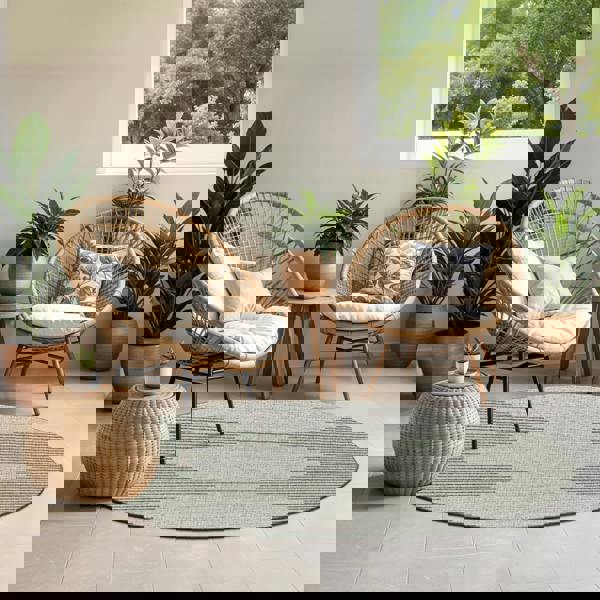 Livabliss Eagean-Global Green Ivory Off-White In- & Outdoor Rug