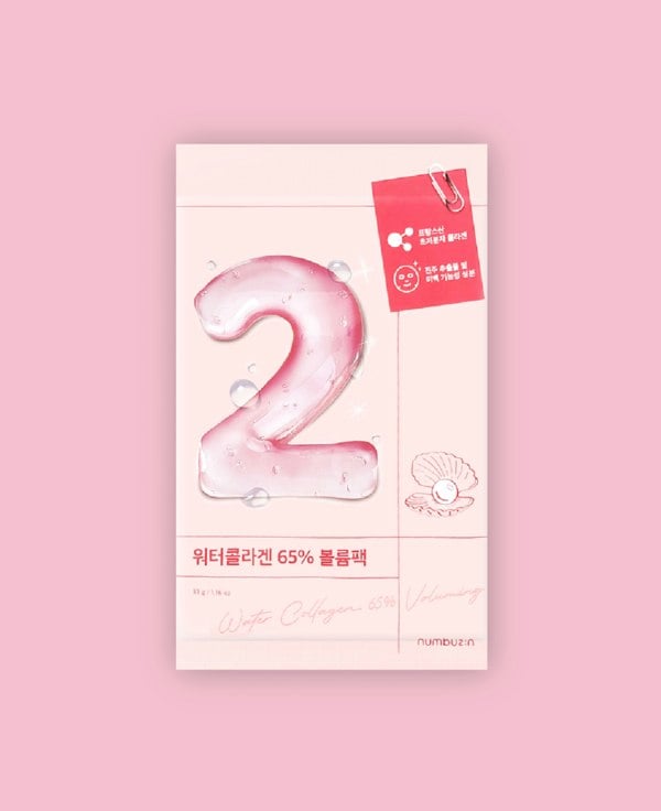 NUMBUZIN No.2 Water Collagen 65% Voluming Sheet Mask
