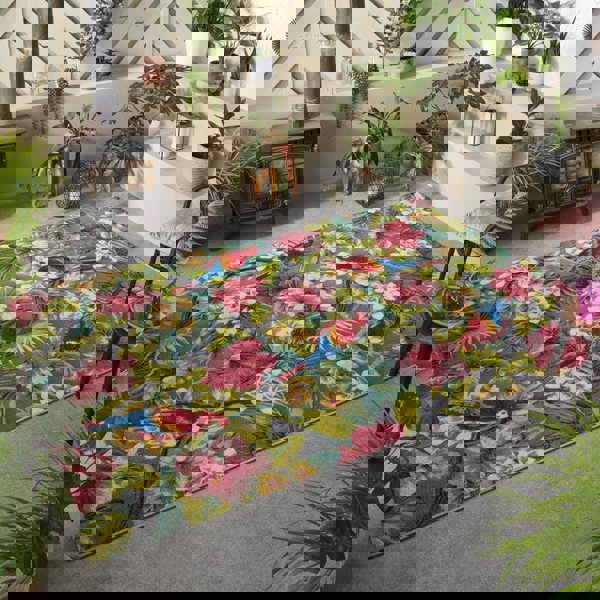 Tropicana Floral Rug – Multicolour Indoor/Outdoor Rug