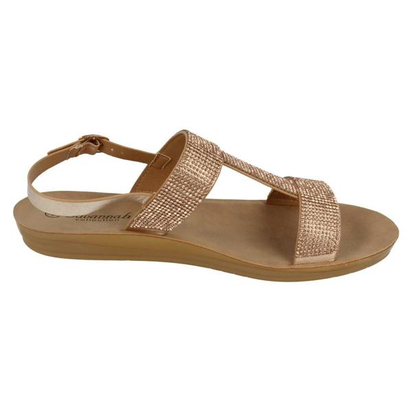 Savannah Ladies Savannah Casual T-Bar Sandals