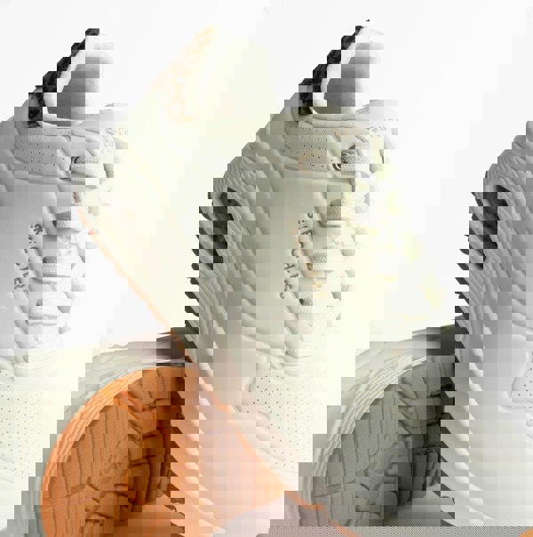 Skechers 177093/WHLD UNO-JUNGLE NITE Womens Trainers White Durabuck/Leopard Printed