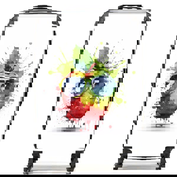 Warren Reed Apple In Glasses Splashart Suitcase