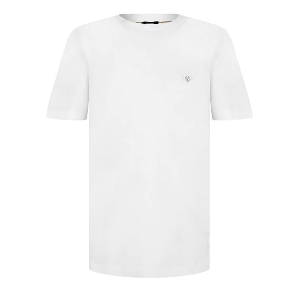 Boss Mens Taut Minimalist Logo T-Shirt - White - 