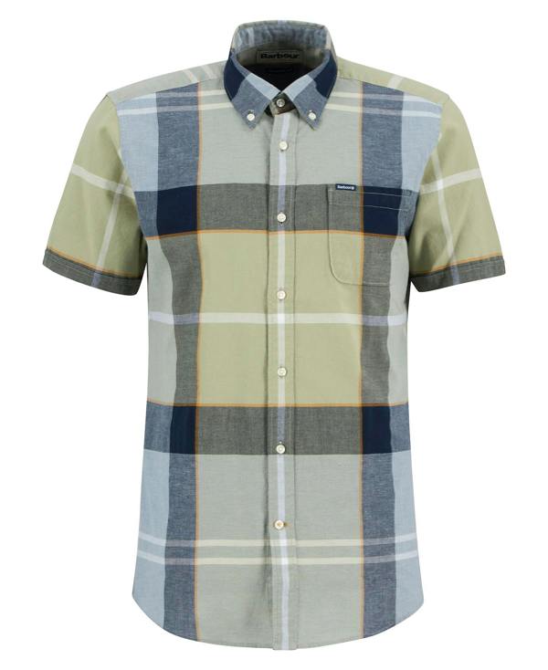 Barbour Doughill Short Sleeve Tartan Shirt - Highland Loch Tartan