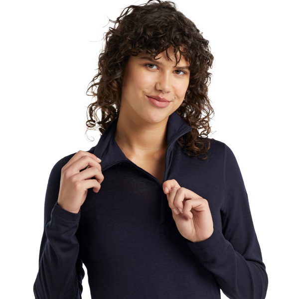 Icebreaker Women's Merino 200 Oasis Half Zip Long Sleeve Base Layer {IC-104380}