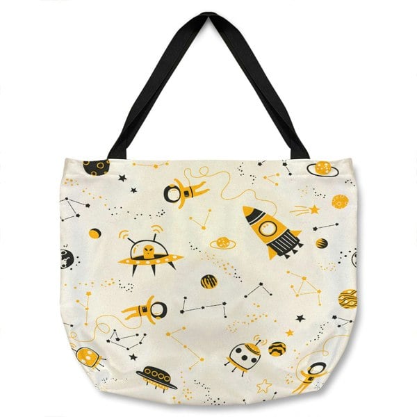 Benjamin Tate Design Space Pattern Tote bag