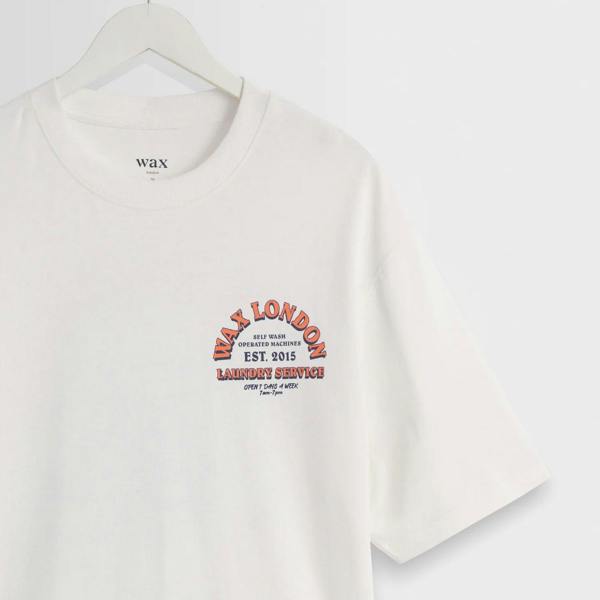Wax London Milton Laundry Graphic T-Shirt