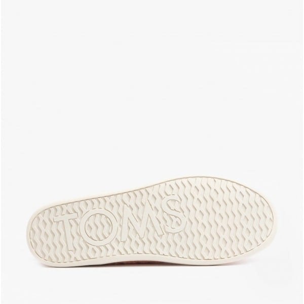 TOMS SAGE Womens Cotton Boucle Mule Slippers Pink