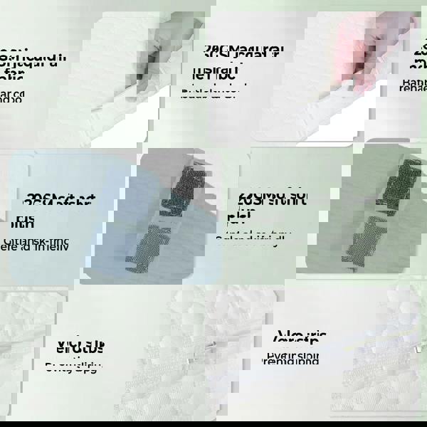 Lavio Large Wedge Pillow Cooling Memory Foam Orthopaedic Bed Cushion Acid Reflux