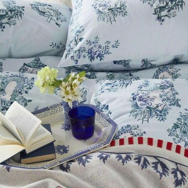 Cath Kidston 30 Years Toile Blue Duvet Cover Set