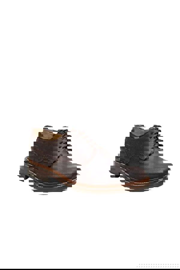 Chapman & Moore Plain Derby Country Leather Men's Choco Shoes