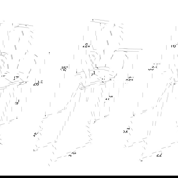 Dorel Home Fitz Dining Chair in Velvet Green