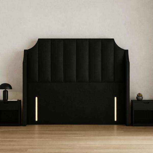 Great British Beds Winged Art Deco Headboard