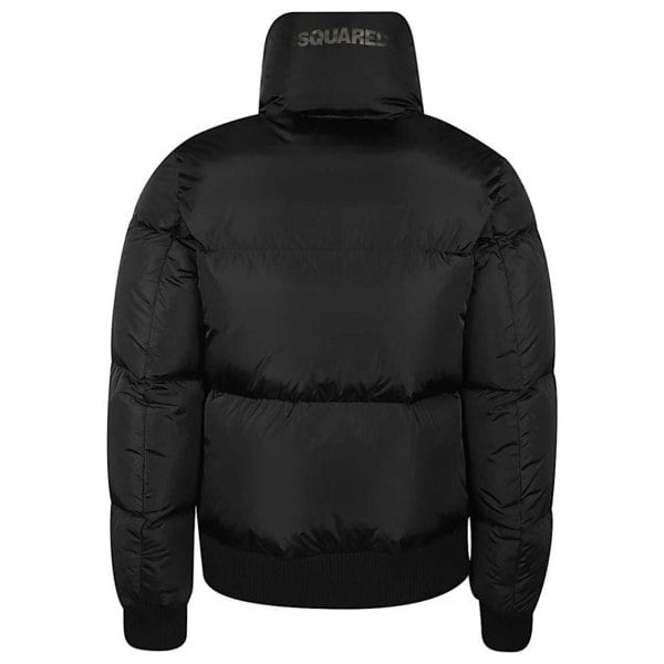 Dsquared2 Neck Logo Down Jacket - Black