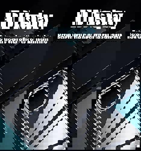 KAV Shockproof Crystal CLEAR Mobile Phone Case Transparant Cell Phone Cover with Raised Bezels & TPU Bumper For Maximum Protection of iPhone 13 (2021)