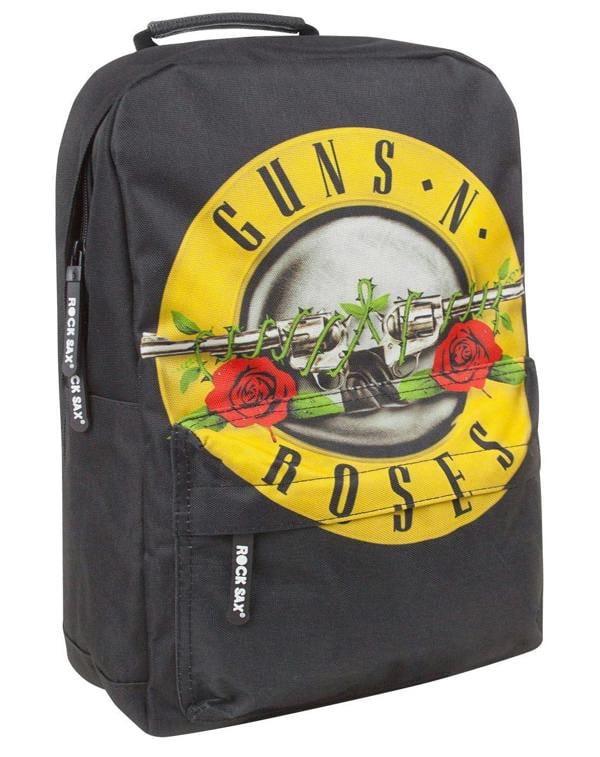 Rock Sax Unisex Black Guns N Roses Backpack (One Size)