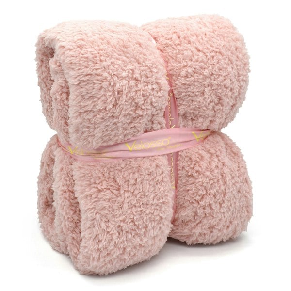 Velosso Teddy Sherpa Reverse Blanket - 130cm x 180cm