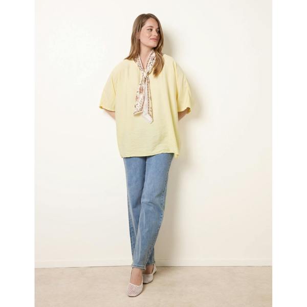 Blue Vanilla Scarf Viscose Top