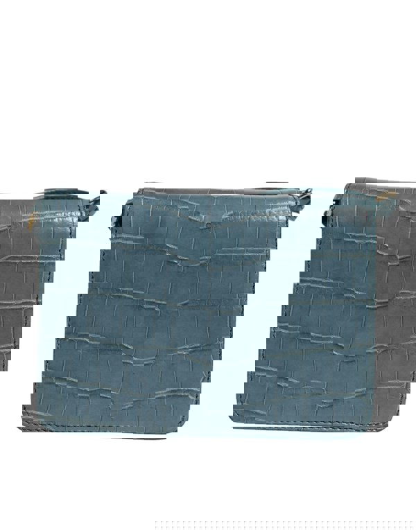 Croc Embossed Leather Crossbody