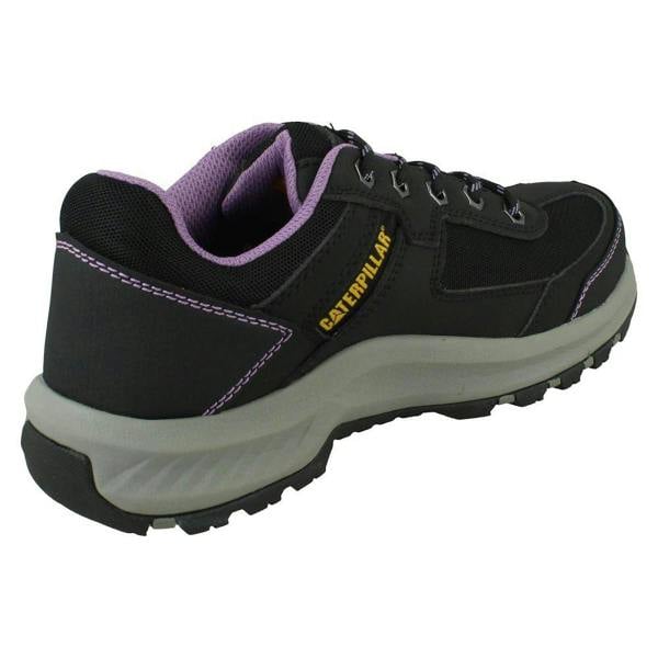 Caterpillar Ladies Caterpillar Black/Lilac Lace Up Safety Shoe - Elmore ST