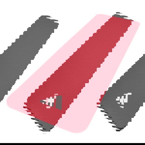 Adidas 10mm Fitness Mat - Red Flat on Floor