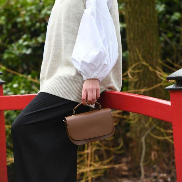 Zatchels Aura Handmade Leather Bag - Chestnut