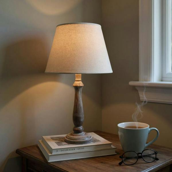 45CM LAMP AND SHADE