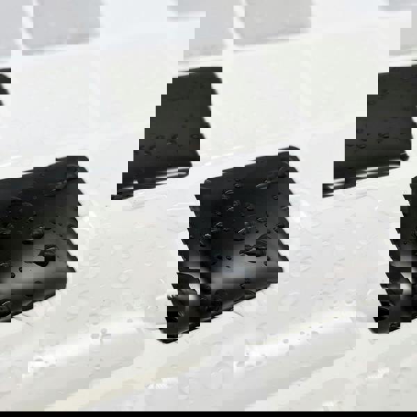 Classic Black and White Mosaic Glossy 3D Sticker Tile 30.5 x 15.4cm (12 x 6 in) - 12pcs in a pack