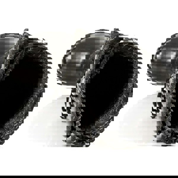 New Rock TR004-S1 Ladies Black 100% Leather Buckle Lace Knee High Biker Boots