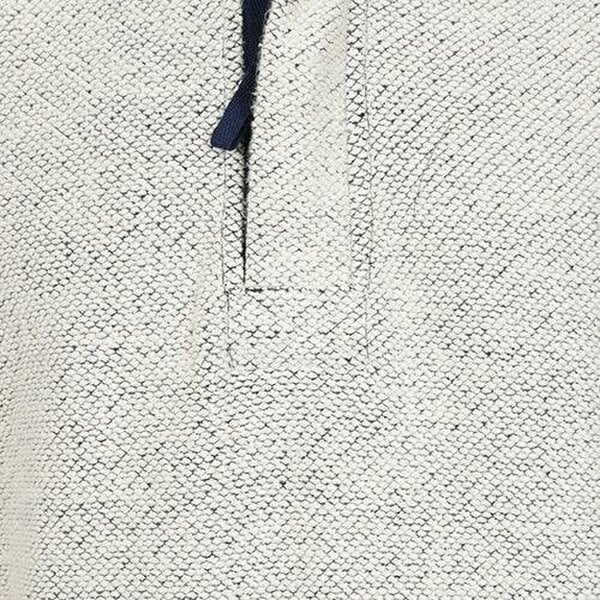 Lazy Jacks LJ703 - Men's 1/4 Zip Textured Sweatshirt - Grey Marl