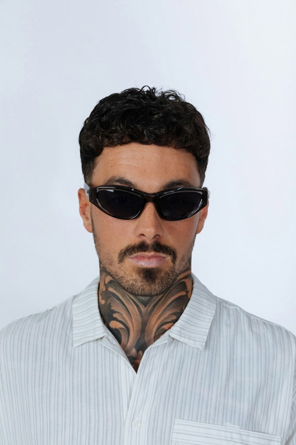 SVNX Star Racer Sunglasses in Dark Grey