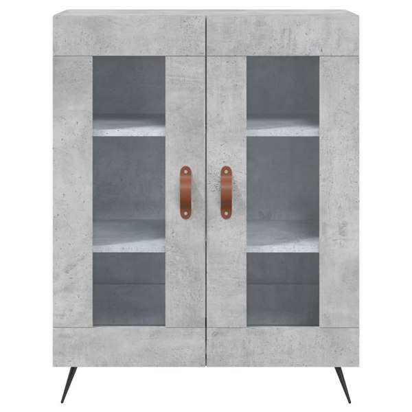 Berkfield Highboard Concrete Grey 69.5x34x180 cm Engineered Wood