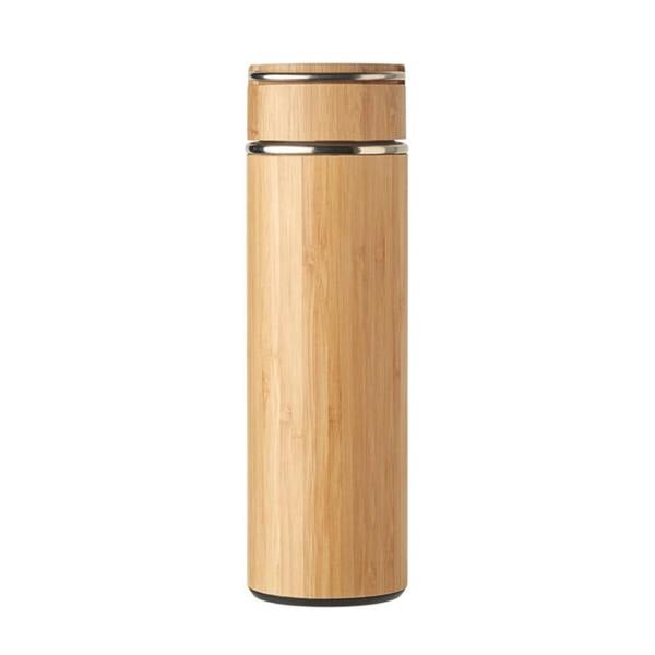 MidOcean Tampere Double-Walled 400ml Flask - Wood - 
