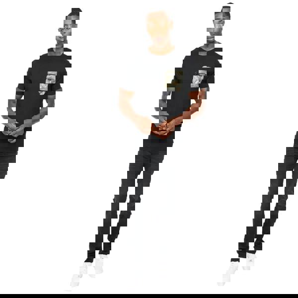 Crosshatch Mens Campbox T-Shirt - Black - 