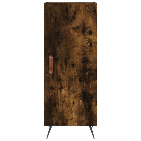 Berkfield Sideboard Smoked Oak 34.5x34x90 cm Engineered Wood